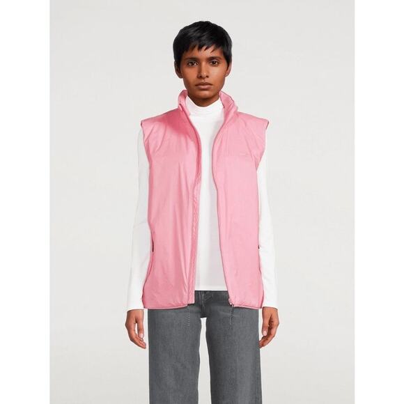 Rains Jackets & Blazers - NWT Rains Womens Pink Vest Sleeveless Zip Up Padded Nylon 15460 Size Large